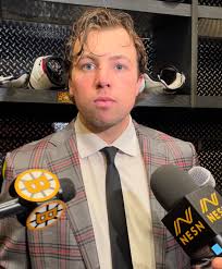 Congrats to Bruins D-man Charlie McAvoy and wife Kiley