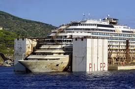 costa concordia begins final voyage