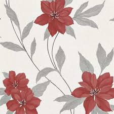 640 x 960 jpeg 50 кб. Spring Glitter Textured Flower Wallpaper Red Grey