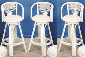 You can turn the seat any direction, and swivel bar stools let while sitting in the swivel bar stool, the seat will remain where you want it. Showroom Sale Set Of 3 Whitewash Liberty 30 Inch Swivel Bar Stools American Rattan