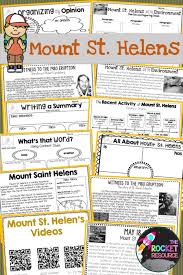 Introduce Students To One Of The Most Famous U S Volcanoes Mount St Helens Read Reading Informational Texts Vocabulary Graphic Organizer Informational Text
