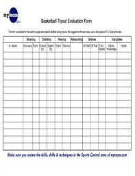 This form is available as a free download. Youth Baseball Tryouts Shefalitayal
