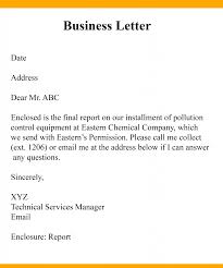 5 Free Example Of Business Letter Writing Templates