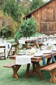 There S So Much In This California Garden Wedding We Want To Share Wedding Picnic Table Decor Picnic Table Wedding Picnic Table Decor