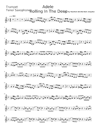 About rolling in the deep. Adele Rolling In The Deep Saxophone Trumpet By Blazersschool Nl Haarlem Amsterdam You Tube Sheet Music For Saxophone Tenor Solo Download And Print In Pdf Or Midi Free Sheet Music For