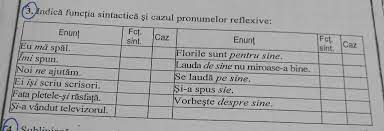 Colegul tau este al doilea.numeralul indeplineste aceleasi functii sintactice ca si substantivul. Indica Functia Sintactica Si Cazul Pronumelor Reflexive Poza Mai Jos Va Rog Ajutati Ma Brainly Ro