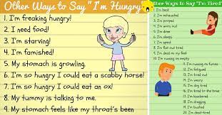 Hambre is spanish for hungry.hambre is actually spanish for hunger. 35 Popular Ways To Say I M Hungry And I M Tired Eslbuzz Learning English