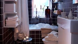 Get your dream bathroom (on a budget) via: Small Space Small Laundry And Bath Ikea