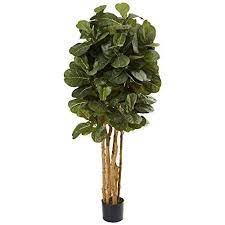 Nearly Natural 5 Fiddle Leaf Fig Artificial Tree Green Fiddle Leaf Tree Potted Trees Fiddle Leaf Fig Tree