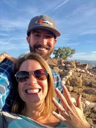 Colin + Lindsey's New Mexico Proposal with a Tanzanite Ring