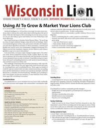 The Wisconsin Lion November/December 2024 by Jennifer Creative