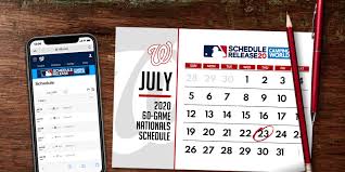 Nationals lf kyle schwarber ss trea turner. Nationals 2020 Schedule