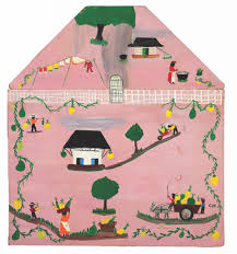 Henry research center (the mildred hart bailey collection), © the cammie g. Clementine Hunter Painting Features Vignettes Of Life Along Louisiana S Cane River New Orleans Museum Of Art