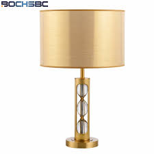 Perfect as a pair, this set of two 26 table lamps is an ideal option for flanking a table or dressing up matching nightstands. Gold Lamp Shades Table Lamp For Living Room Bedroom Table Lamps Luxury Copper Crystal Lampara Study Cloth Desk Lamp H69cm Table Lamp Gold Lamplamp Shades Table Aliexpress