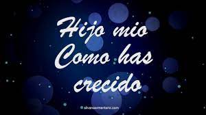 Cancion Para Mi Hijo Hijo Mio Silvana Armentano Letra Youtube