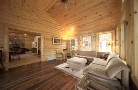 100% western red cedar log siding. Interior Log Siding For The Ultimate Man Cave