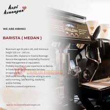 Lowongan kerja paruh waktu / part time terbaru juli 2021 temukan loker yang sesuai dengan lokasi, pendidikan dan minat anda. Lowongan Kerja Sma Smk Di Kopi Kenangan Medan Februari 2021
