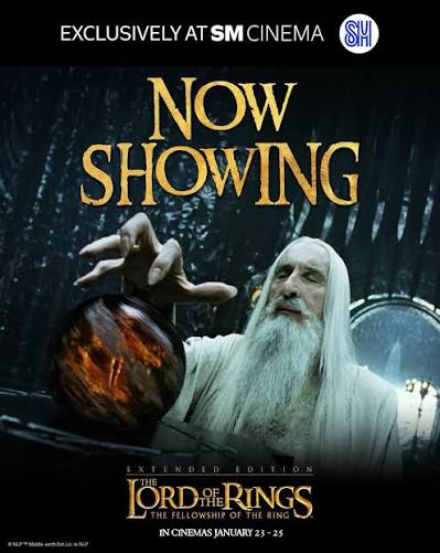 Journey back to Middle-earth TODAY and celebrate 25 years of The Lord of the  Rings: The Fellowship of the Ring - NOW SHOWING exclusively in SM Cinemas.  Limited run only from January
