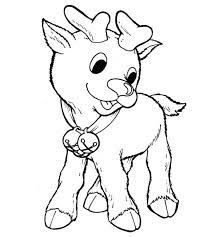 Three reindeers on a snowflakes background coloring page #615. Little Rudolph The Red Nosed Reindeer Coloring Page Color Luna