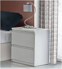 Complete your bedroom with nightstands and bedside tables that offer a convenient perch for a lamp, alarm clock and reading material. Lucia White High Gloss Bedside Table Chlk12 C87
