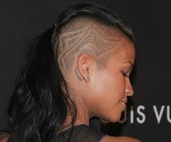 Dutch braids are all the rage and are a perfect look for the gym and after the gym. Cassie Shaves Designs Into Her Hair Hollywood Hair Zimbio