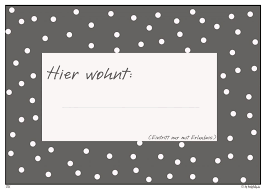 Pdf, txt or read online from scribd. Turschild Hier Wohnt Dots Grau Turschilder Ausdrucken Zimmerturen