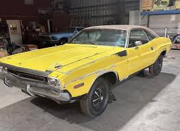 Image result for Bright Yellow 1971 Challenger