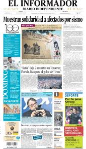 El informador de la rioja. Inmortalizan La Primera Portada De El Informador El Informador