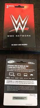 4+ active wwe network coupons, promo codes & deals for feb. Prepaid Gaming Cards 156597 Wwe 3 Month Network Subscription Card Buy It Now Only 30 On Ebay Prepaid Gaming Cards Mon Ps4 Gift Card Card Games Cards