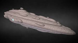 Done In Blender Reuploaded 2018 02 04 Star Wars Mc80 Home One Type Star Cruiser Download Free 3d Model By Daniel Star Wars Ships Star Wars Starship Design