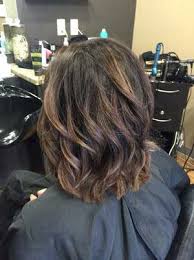 A blend of blonde and light brown. Balayage Highlights For Short Hair Zoe Grace Salon