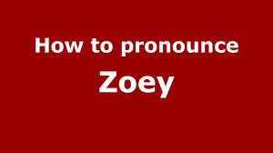 How To Pronounce Zoey American English Us Pronouncenames Com Youtube