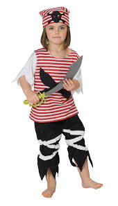 Mit wenig geld und wenig aufwand können sie schnell etwas zu hause zusammenstellen, wenn sie die passende inspiration dafür finden. 3 Tlg Piratenkostum Pirat Kinder Rot Schwarz Karneval 116 128 140 152