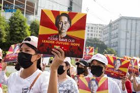 In first interview since february coup, min aung hlaing says deposed leader is in good health. Aung San Suu Kyi S Hearing Starts A Day Early Without Her Lawyer S Knowledge Myanmar Now