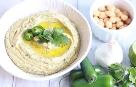 Instant Pot Cilantro Jalapeno Hummus An Easy Appetizer Recipe Jalapeno Hummus Cilantro Jalapeno Hummus Hummus Appetizers