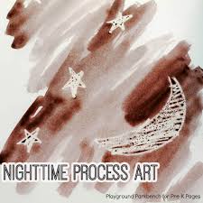 Home » kids activities » activities for kindergarteners » over 27 space activities for kids. Fun Night Sky Painting Activity For Kids Pre K Pages