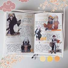 Pin By Olivia Grace On Stationery Anime Journal Ideas Anime Journaling Anime Journal