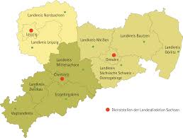 Aktuelle regelungen des bundes, der länder, landkreise und städte orientieren sich an den derzeitigen infektionszahlen. Dienststellen In Sachsen Zehn Kreise Und Drei Kreisfreie Stadte