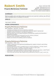 Job description, skills, responsibilities, salary. Property Maintenance Technician Resume Samples Qwikresume