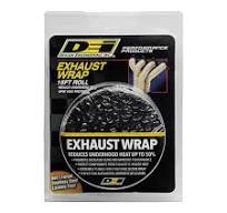 Black Glass Fiber Exhaust Wrap - 1" x 15'