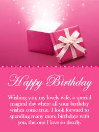 Send her your wishes through wife birthday greetings and cards and make this day even more special for her. I Love You So Dearly Happy Birthday Card For Wife Birthday Greeting Cards By Davia