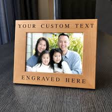 Personalized Frame Custom Engraved Wood Picture Frame Gift Etsy Personalised Frames Wood Picture Frames Engraved Picture Frames