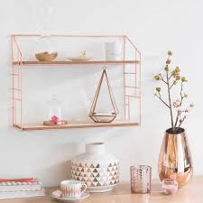 Étagère bois massif chene massif etagere chene etagere murale bois bois ancien accroche étagères murales minimaliste parement mural. Decoration Murale Moderne La Geometrie Rencontre Le Metal Sur Pinterest Rose Gold Room Decor Gold Room Decor Rose Gold Rooms