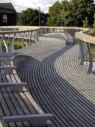 Architects Mcdowell Benedetti Have Completed Castleford Bridge At Castleford In West Yorkshire Eng Urban Landscape Design Landscape Structure Landscape Design