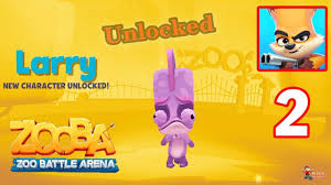 Zooba Fun Battle Royale Games Larry New Character Unlocked Android Ios Battle Royale Game Battle Online Battle