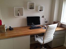 oak worktop for home office desk with