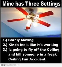 My Ceiling Fan S Speed Settings Funny Quotes Funny Pictures Haha Funny
