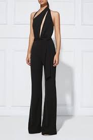 Misha Collection Caprice Cutout Halter Jumpsuit Fashion Fashion Outfits White Cocktail Dress