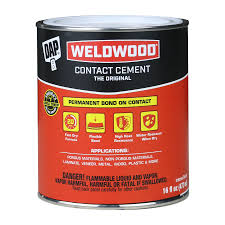 Best adhesive for concrete to wood. Weldwood Original Contact Cement Dap Products