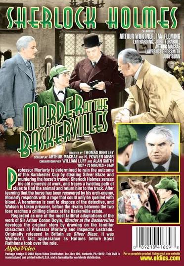 Amazon.com: Sherlock Holmes - Murder At The Baskervilles (aka Silver Blaze)  : Thomas Bentley, Arthur Wontner, Ian Fleming: Movies & TV